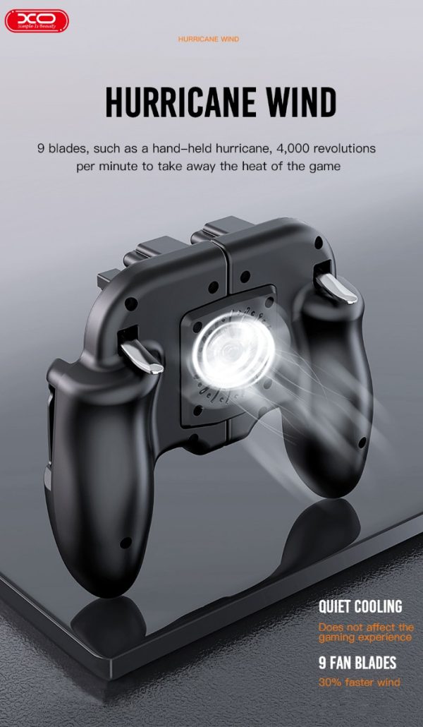 XO H6A Ασύρματο Gamepad με ψύκτρα (χωρίς μπαταρία) - Image 3