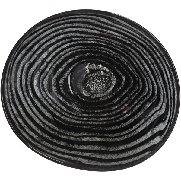 Μπολ  Μαύρο Γυαλί 20x18x13.5cm - Image 3