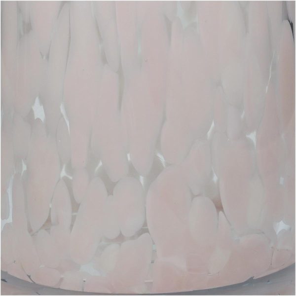 Βάζο  Ροζ Γυαλί 12x12x25cm - Image 4