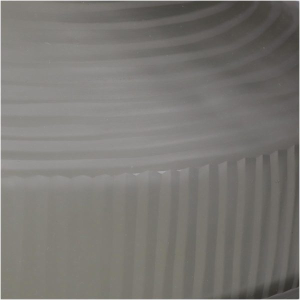 Βάζο  Καφέ Γυαλί 23.5x23.5x20.5cm - Image 4