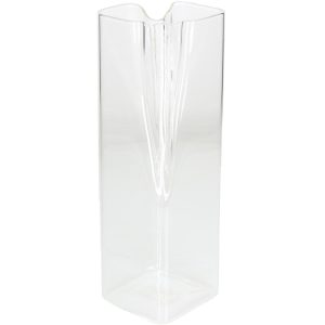 Βάζο  Διάφανο Γυαλί 9.3x8x25cm