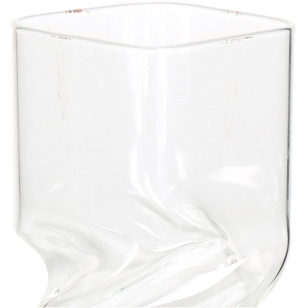 Βάζο  Διάφανο Γυαλί 9.5x9.5x25cm - Image 3