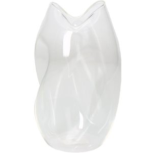 Βάζο  Διάφανο Γυαλί 10.3×10.3×17.8cm