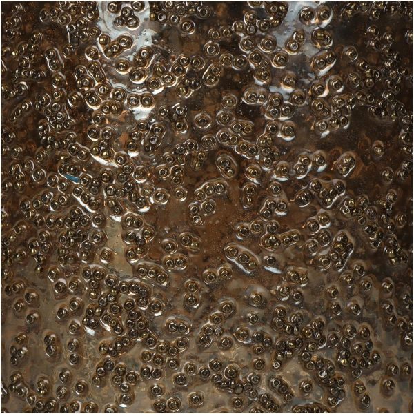Κηροπήγιο  Χρυσό Γυαλί 16x16x21cm - Image 3