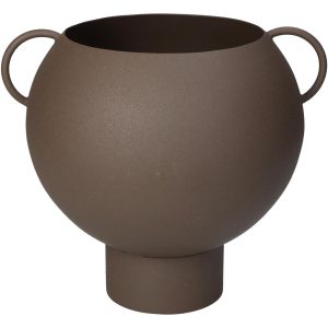 Κασπώ  Καφέ Μέταλλο 19.5×17.5x17cm