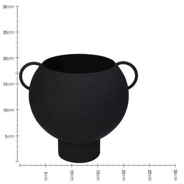 Κασπώ  Μαύρο Μέταλλο 19.5x17.5x17cm - Image 5