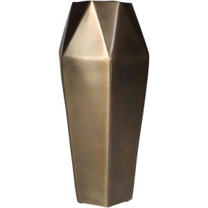 Βάζο  Μπρονζέ Μέταλλο 11.5×11.5×25.5cm