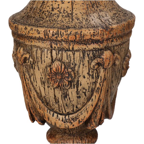 Κηροπήγιο  Καφέ Polyresin 10x10x36.8cm - Image 4