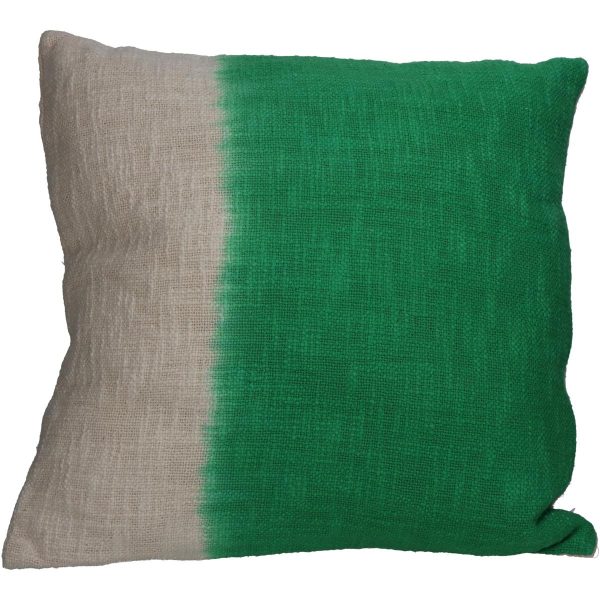 Μαξιλάρι  Dip Dye Πράσινο Βαμβακερό 45x45cm - Image 5