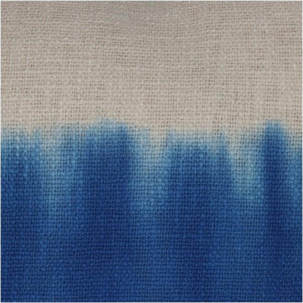 Μαξιλάρι  Dip Dye Μπλε Βαμβακερό 45x45cm - Image 4