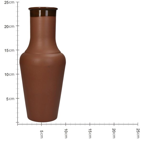 Βάζο  Φυσικό Μέταλλο 10x10x24cm - Image 5