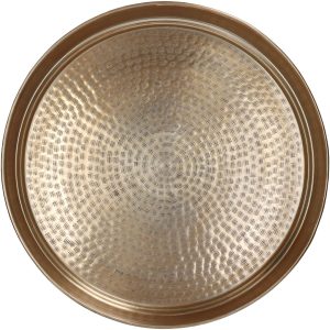 Δίσκος  Χρυσό Αλουμίνιο 46x46x5cm