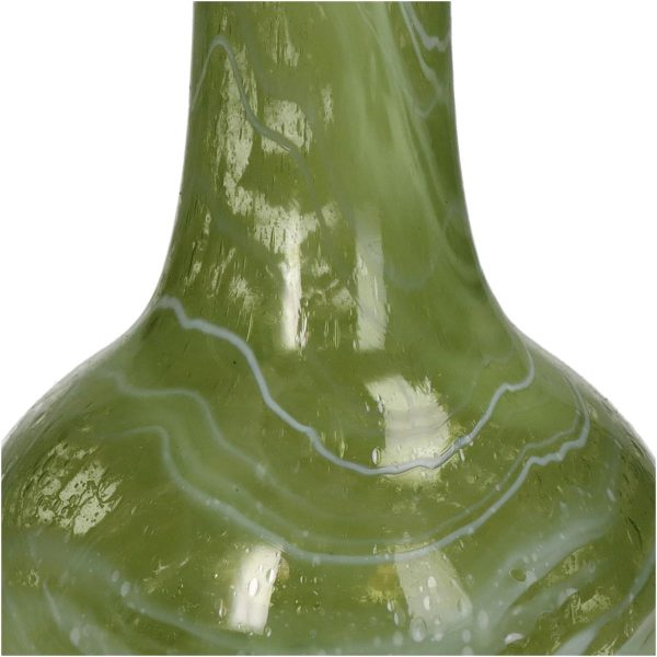 Βάζο  Κίτρινο Γυαλί 11x11x20cm - Image 4