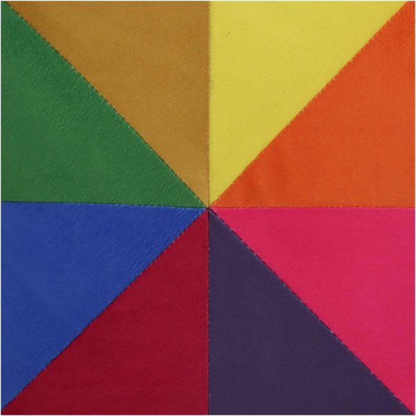 Μαξιλάρι  Πολύχρωμο Βελούδο 45x45cm - Image 4
