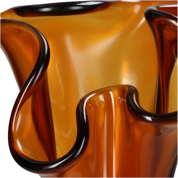 Βάζο  Amber Ανακυκλωμένο Γυαλί 20x20x30cm - Image 3