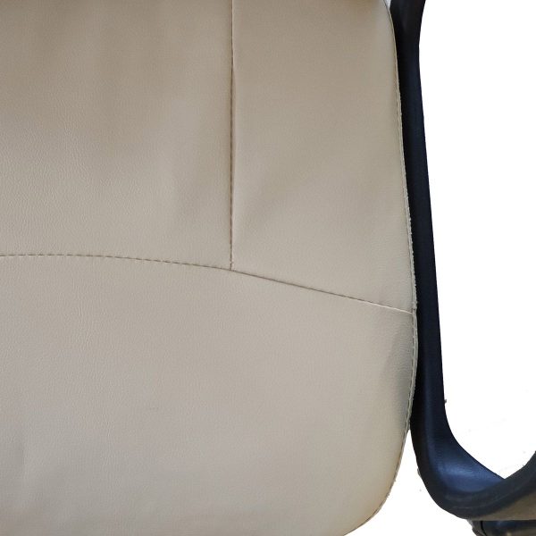 Καρέκλα Γραφείου  ABA Μπεζ PVC 53x49x85-97cm - Image 4