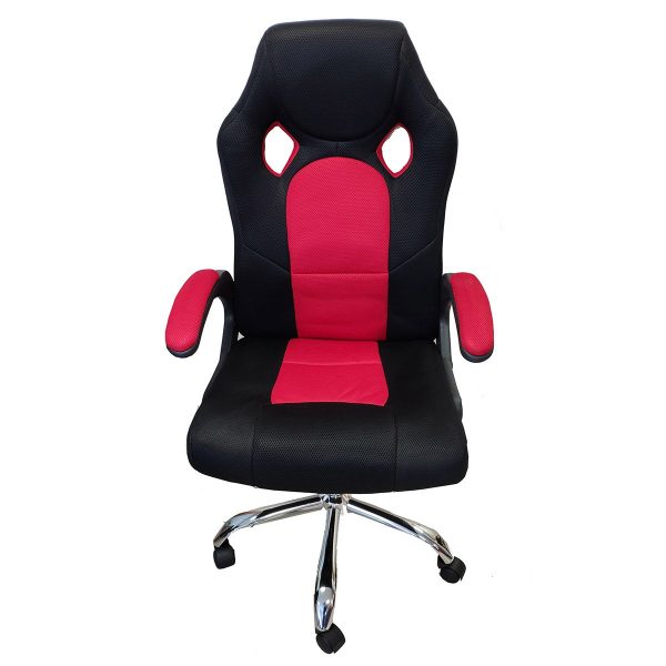Καρέκλα Γραφείου  Gaming IAXH Κόκκινο/Μαύρο Mesh 60x69x110-118cm - Image 2