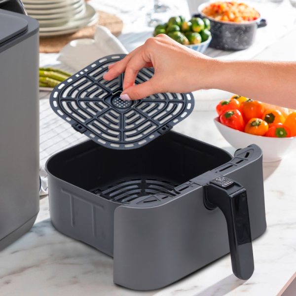 Φριτέζα αέρος - AirFryer LUXELL με αποσπώμενο κάδο 7,5lt χρώμα μαύρο 1550-1850W - Image 4