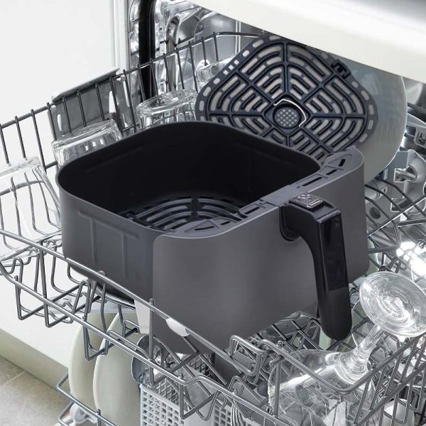Φριτέζα αέρος - AirFryer LUXELL με αποσπώμενο κάδο 7,5lt χρώμα μαύρο 1550-1850W - Image 5