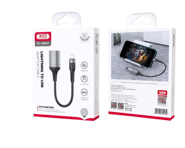 XO NB201 Αντάπτορας OTG USB 2.0 for Lightning (OTG function) - Image 2