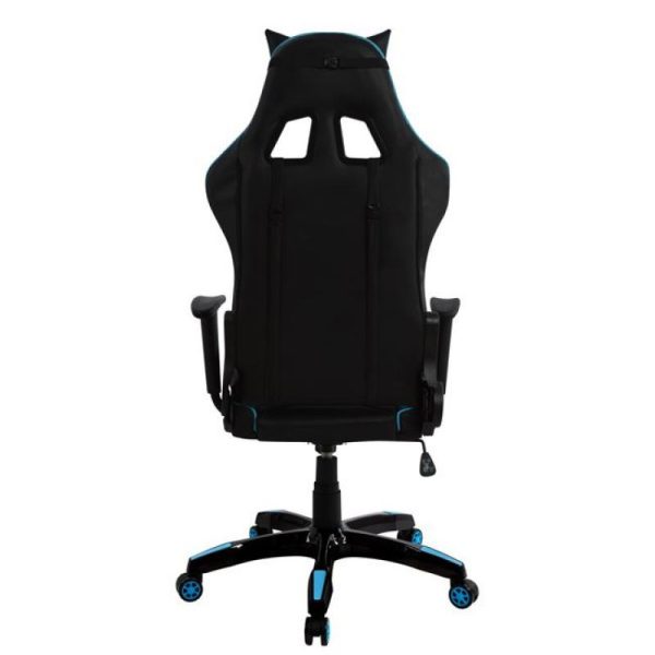 Πολυθρόνα Γραφείου  Gaming ΚΥΛΛΗΝΗ Μπλε/Μαύρο PVC 66x67x127-135cm - Image 3