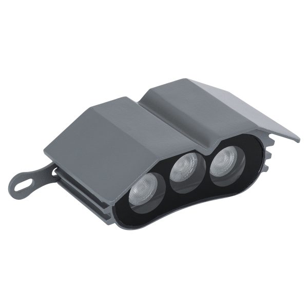 TREELIGHT-ZINA S-90982 Κυρτή Μπάρα Φωτισμού Wall Washer για Φυτά - Δέντρα LED 3W 255lm 30° DC 24V Αδιάβροχο IP65 RGBW Dimmable - Γκρι Ανθρακί - Μ11 x Π6.5 x Υ5cm - 3 Χρόνια Εγγύηση - Image 2