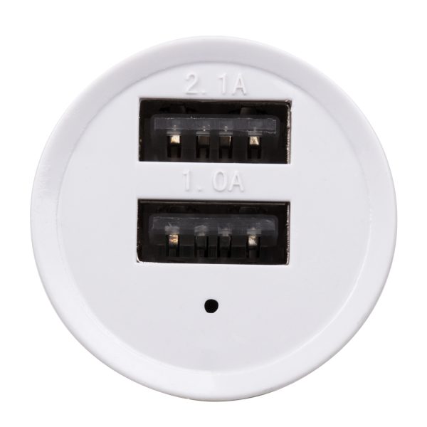 Globostar® S-90991 Ροζ Φορτιστής Αυτοκινήτου DC 12-24V με 2 Εξόδους USB DC 5V 1.0Α & 2.1A - Image 3