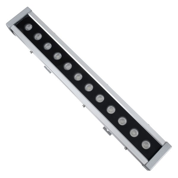 WASHER-DAIA S-90997 Μπάρα Φωτισμού Wall Washer LED 96W 10080lm 30° AC 230V Αδιάβροχο IP65 Μ52 x Π7.5 x Υ7cm Πολύχρωμο 4in1 RGBW DMX512 Display on Body - Ασημί - Image 2