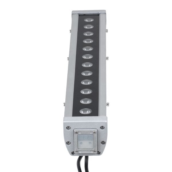 WASHER-DAIA S-90997 Μπάρα Φωτισμού Wall Washer LED 96W 10080lm 30° AC 230V Αδιάβροχο IP65 Μ52 x Π7.5 x Υ7cm Πολύχρωμο 4in1 RGBW DMX512 Display on Body - Ασημί - Image 3