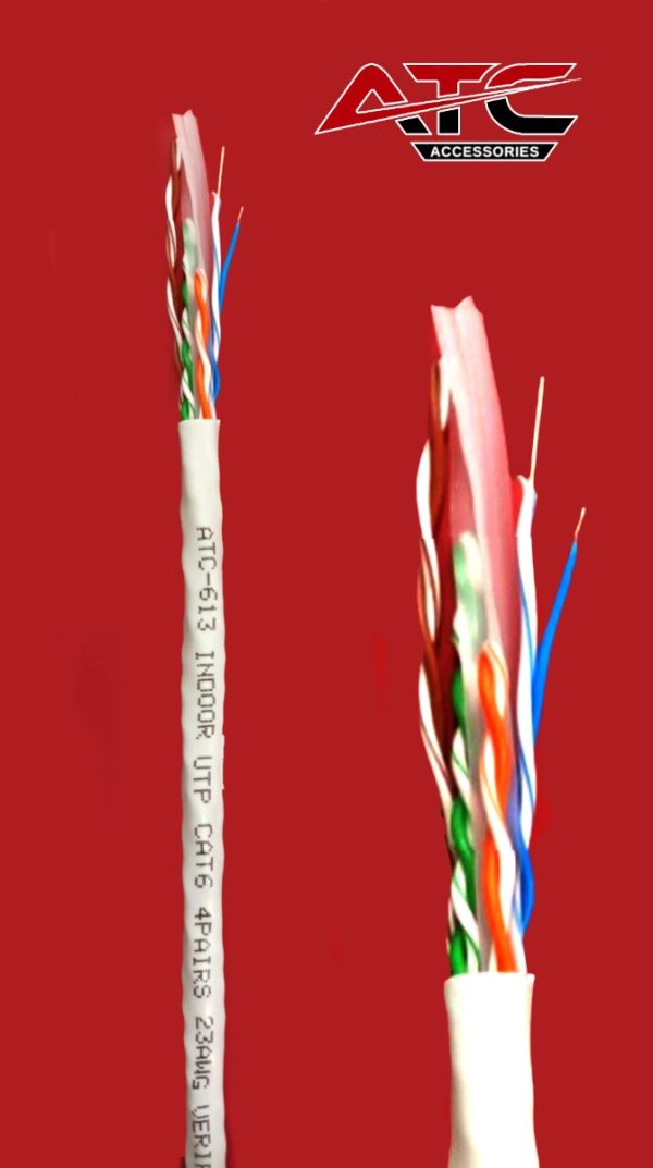 ATC Στροφείο Δικτύου ATC-613 UTP CAT6 305m Γκρί Εσωτερικό - Image 4