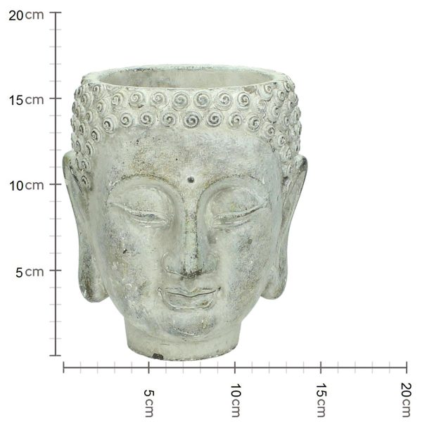 Κασπώ  Γκρι Τσιμέντο 15x14x17cm - Image 2