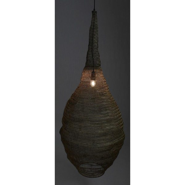 Φωτιστικό Κρεμαστό  Χρυσό Μέταλλο 61x61x97cm - Image 3