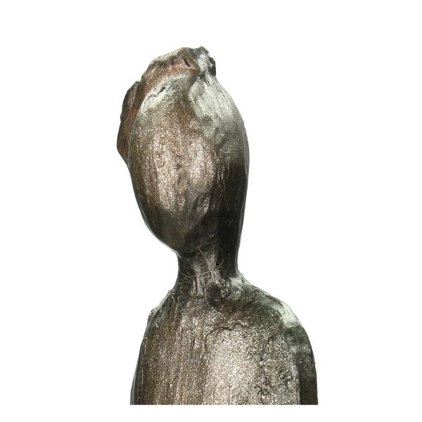 Διακοσμητικό  Φιγούρα Μαύρο Polyresin 7.5x7.5x46.5cm - Image 4
