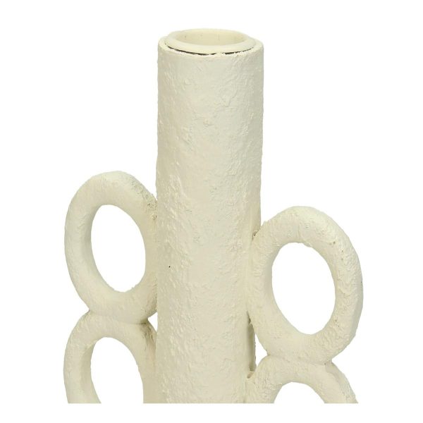 Κηροπήγιο  Λευκό Polyresin 11x11x16cm - Image 4