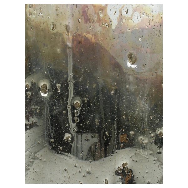 Κηροπήγιο  Ασημί Γυαλί 15x15x20cm - Image 4