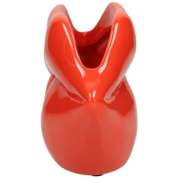 Κασπώ  Χείλη Κόκκινο Polyresin 28x10x12.5cm - Image 2
