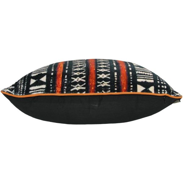 Μαξιλάρι  Tribal Μαύρο Βελούδο 45x45cm - Image 3