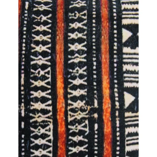 Μαξιλάρι  Tribal Μαύρο Βελούδο 45x45cm - Image 4