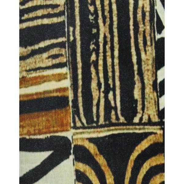 Μαξιλάρι  Tribal Καφέ Βελούδο 45x45cm - Image 4
