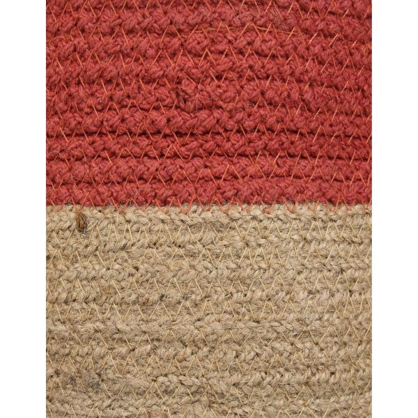 Καλάθι  Κοραλί Βαμβακερό 25x25x25cm Σετ 3Τμχ - Image 4