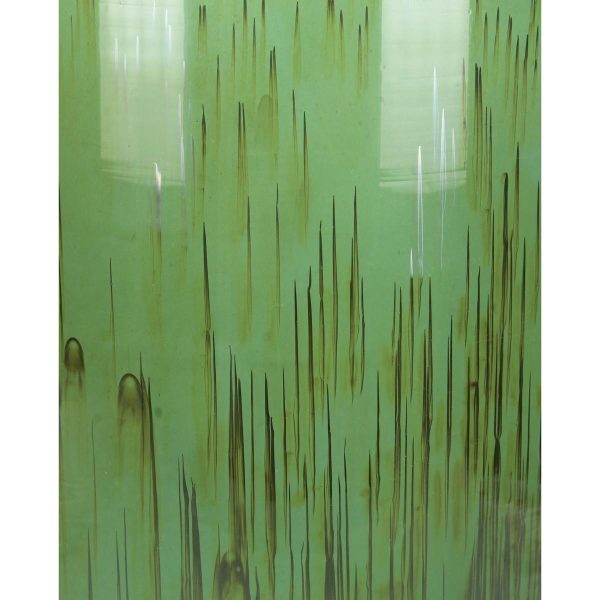 Κηροπήγιο  Πράσινο Γυαλί 19x19x23cm - Image 3
