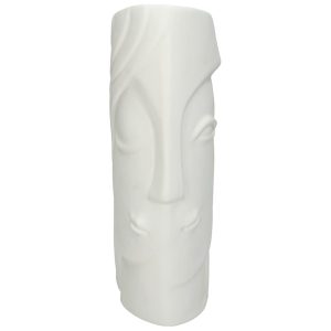 Βάζο  Λευκό Κεραμικό 13×8.5×25.5cm