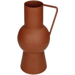 Βάζο  Φυσικό Μέταλλο 13×10.5x23cm