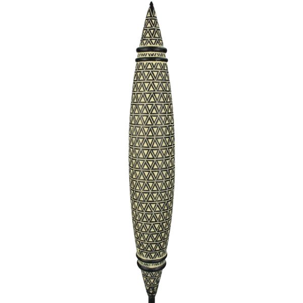 Διακοσμητικό  Tribal Μαύρο Polyresin 10x10x45cm - Image 2