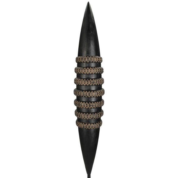 Διακοσμητικό  Tribal Μαύρο Polyresin 10x10x55cm - Image 2