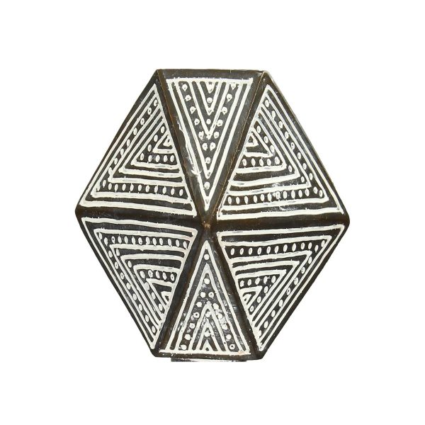 Διακοσμητικό  Tribal Καφέ Polyresin 14x14x50cm - Image 3