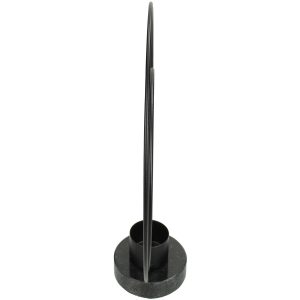 Κηροπήγιο  Μαύρο Μέταλλο 21×8.5x23cm