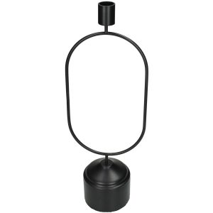 Κηροπήγιο  Μαύρο Μέταλλο 13×8.5x36cm