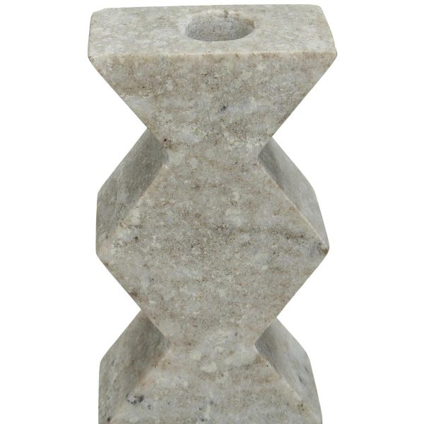 Κηροπήγιο  Μπεζ Μάρμαρο 8x4x15.5cm - Image 4