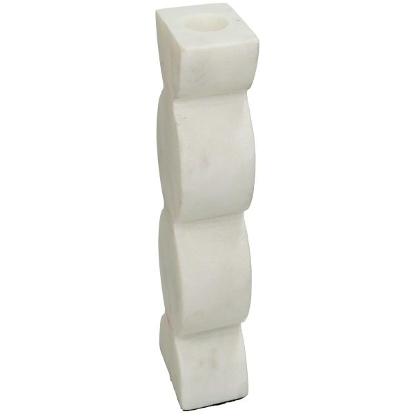 Κηροπήγιο  Λευκό Μάρμαρο 5x4x15.5cm - Image 3